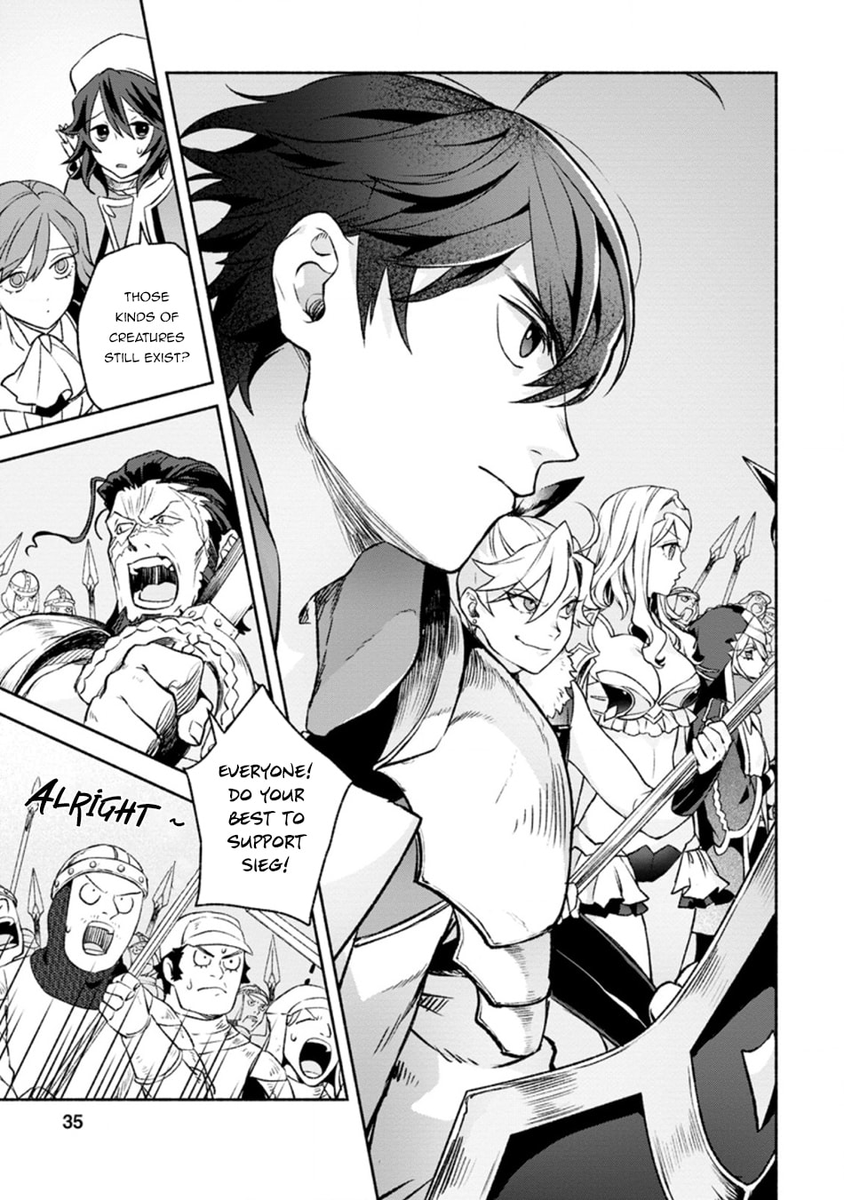 Sono Monban, Saikyou Nitsuki: Tsuihou Sareta Bougyo Ryoku 9999 no Senshi, Outo no Monban Toshite Musou Suru – Chapter 12 page 3