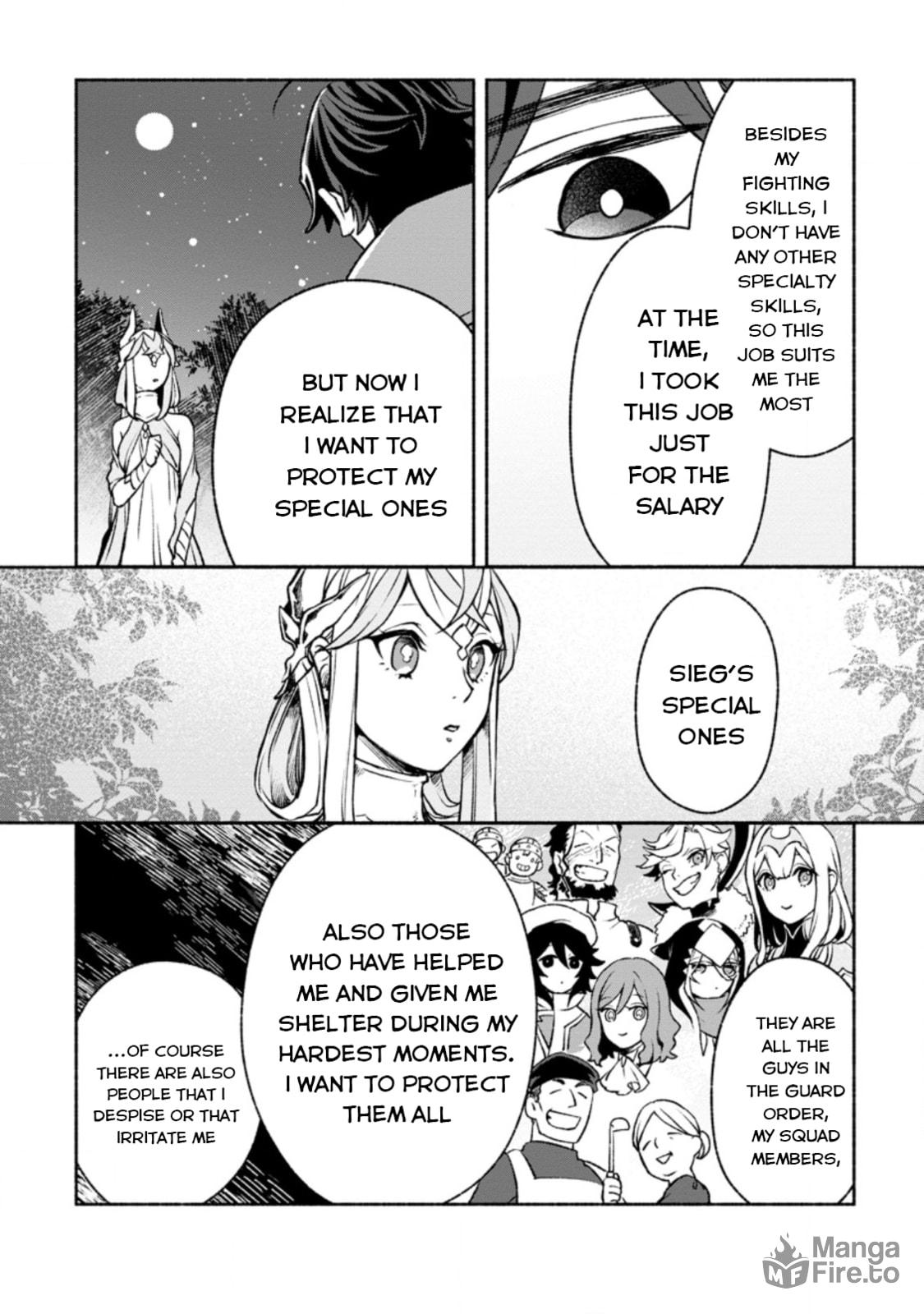 Sono Monban, Saikyou Nitsuki: Tsuihou Sareta Bougyo Ryoku 9999 no Senshi, Outo no Monban Toshite Musou Suru – Chapter 17 page 2