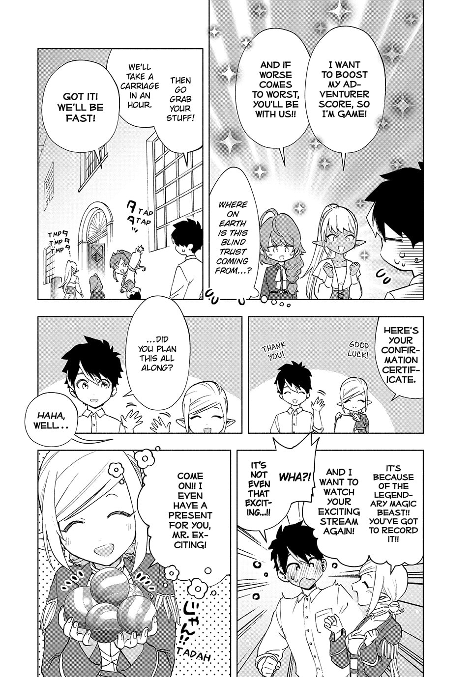 A Privilege Granted by the Guild's Receptionist?! page 7