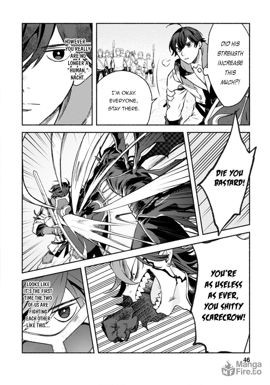 Sono Monban, Saikyou Nitsuki: Tsuihou Sareta Bougyo Ryoku 9999 no Senshi, Outo no Monban Toshite Musou Suru – Chapter 12 page 14