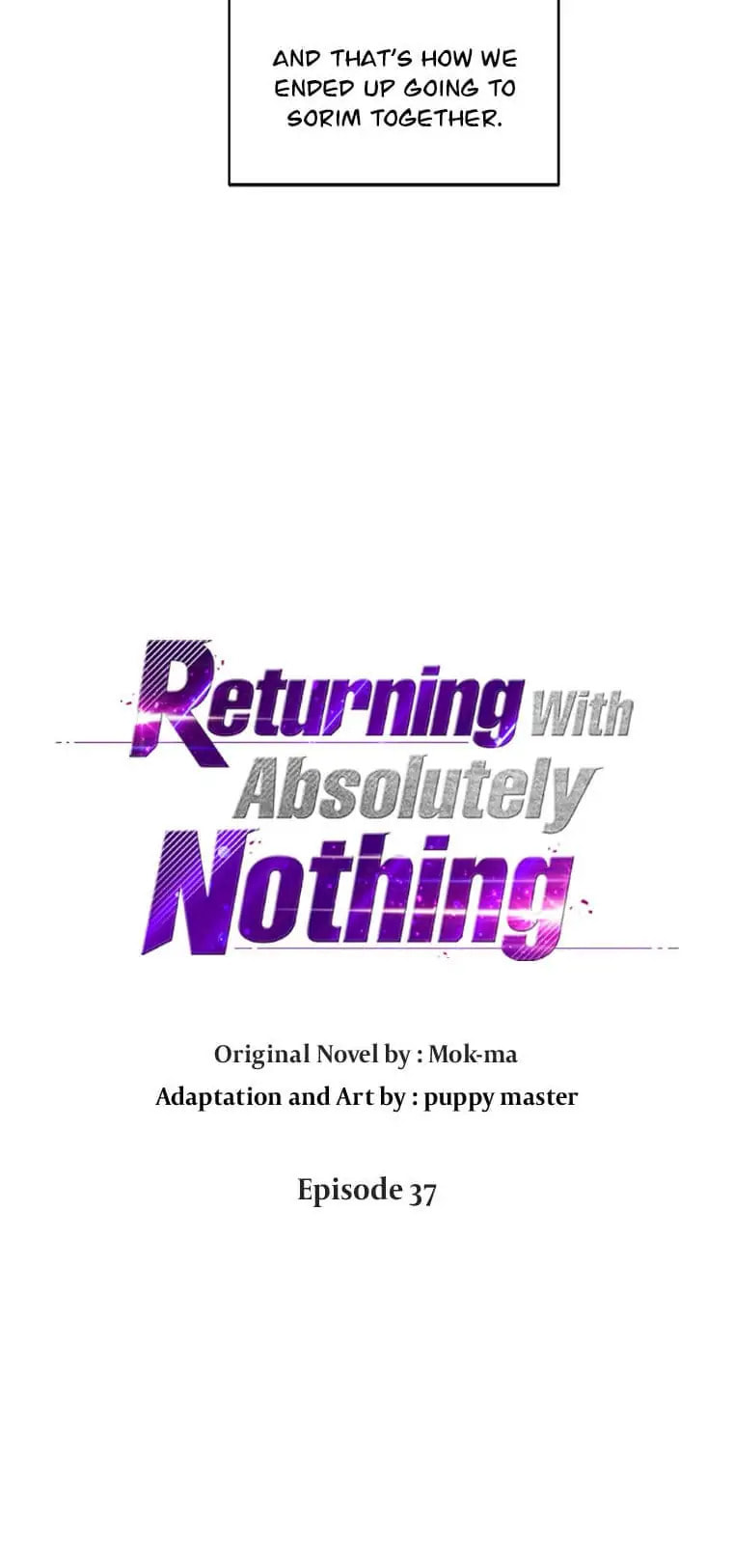 Returning With Absolutely Nothing – Chapter 37 page 3