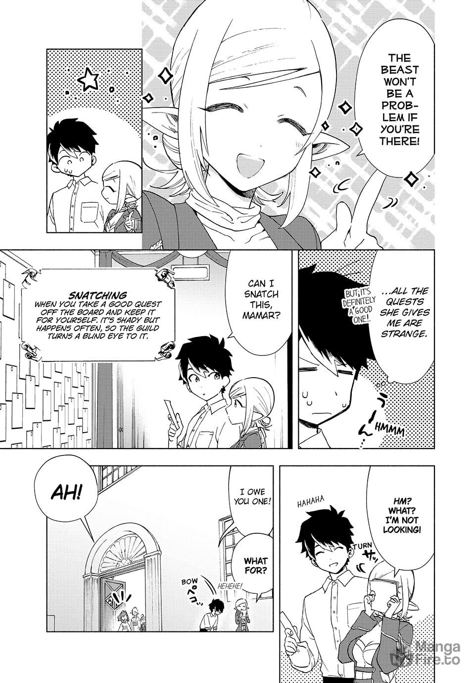 A Privilege Granted by the Guild's Receptionist?! page 4