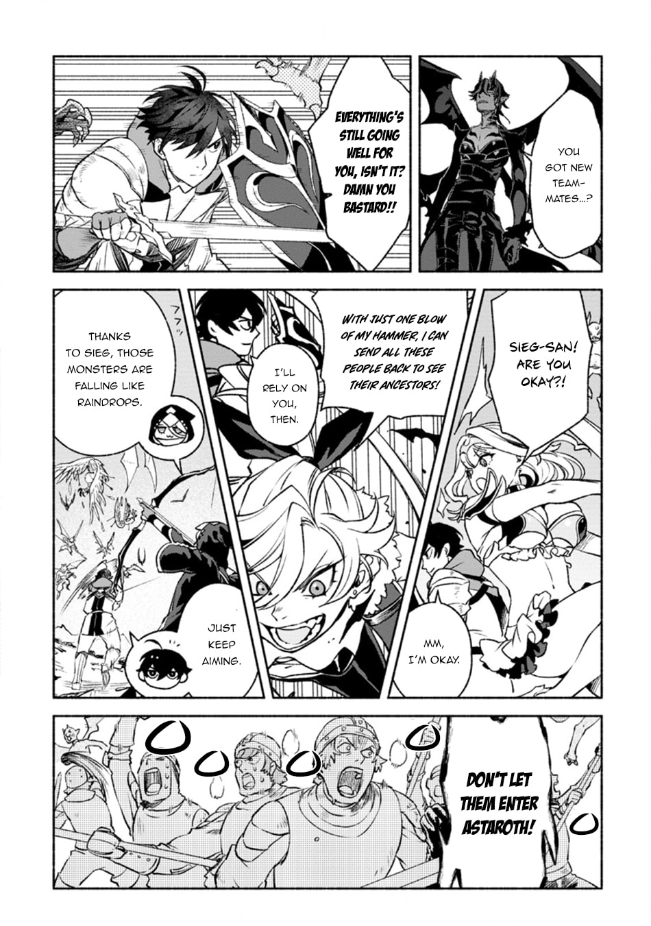 Sono Monban, Saikyou Nitsuki: Tsuihou Sareta Bougyo Ryoku 9999 no Senshi, Outo no Monban Toshite Musou Suru – Chapter 12 page 6