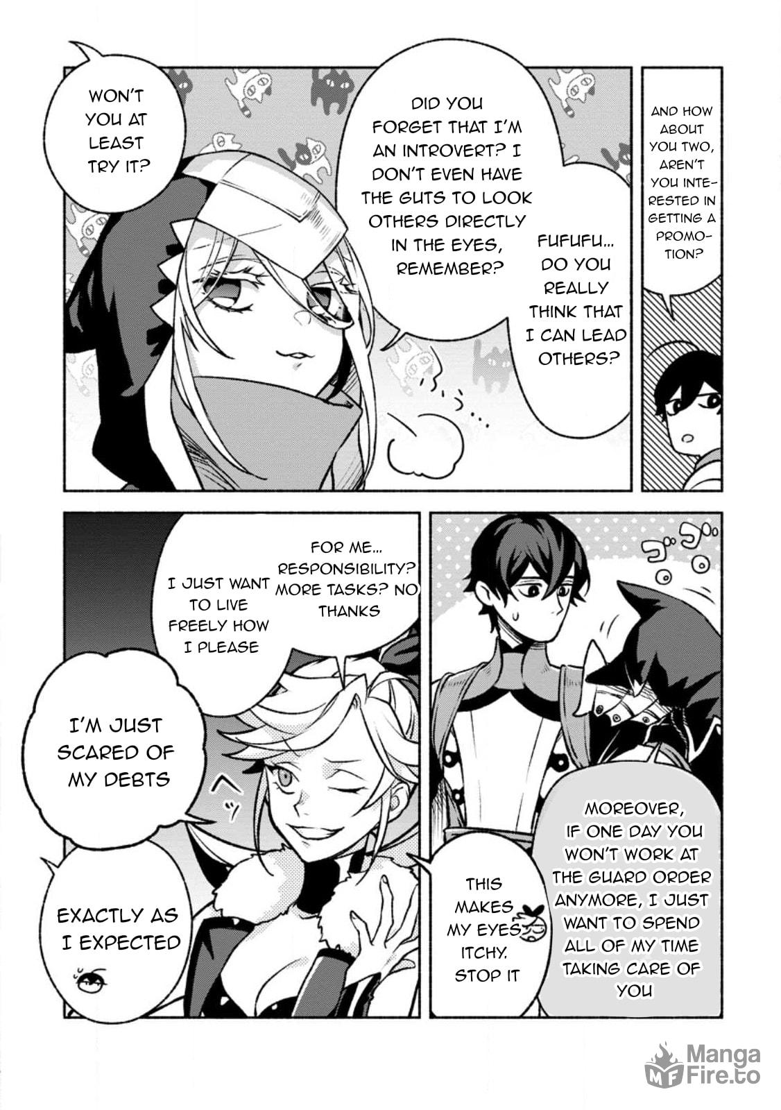Sono Monban, Saikyou Nitsuki: Tsuihou Sareta Bougyo Ryoku 9999 no Senshi, Outo no Monban Toshite Musou Suru – Chapter 25 page 26