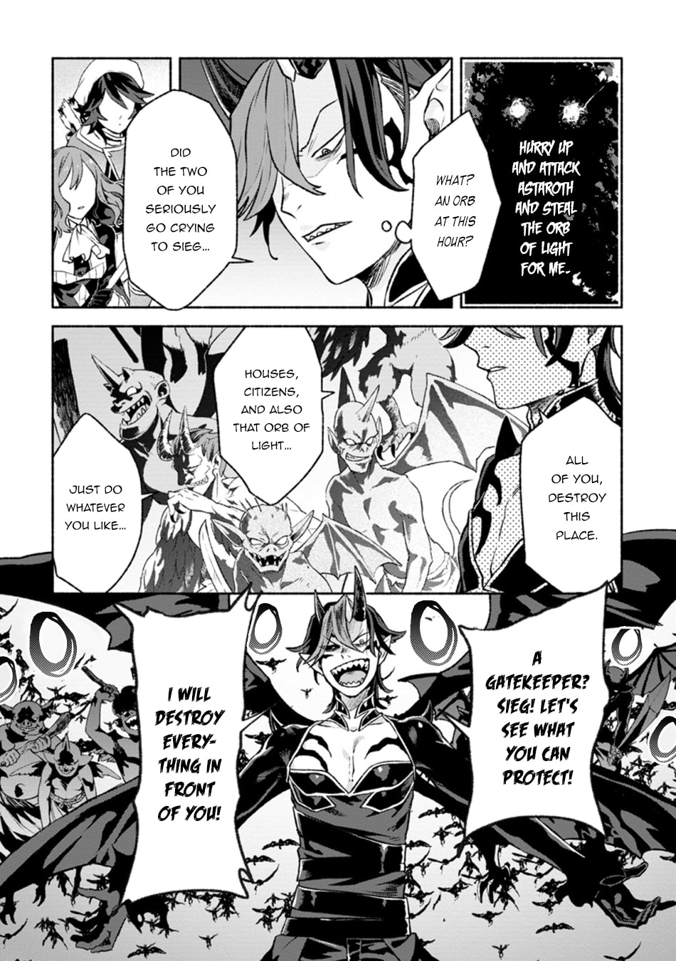Sono Monban, Saikyou Nitsuki: Tsuihou Sareta Bougyo Ryoku 9999 no Senshi, Outo no Monban Toshite Musou Suru – Chapter 12 page 1